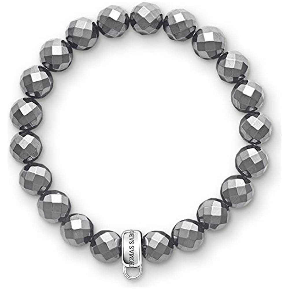 Fashionnecklacebraceletanklet - Gioiello Da Polso - Con Ematite - Argento - 18.5 Centimeters Null Null Null Null - Foto 1