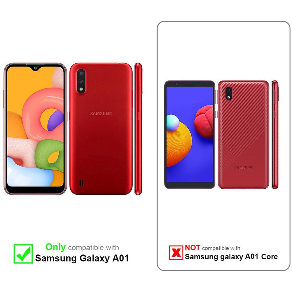 Custodia Compatibile Con Samsung Galaxy A01 In Transparente - 360° Full Body Copertura Protettiva - Protezione Anteriore E Posteriore, Protezione A Tutto Tondo Con Protezione Del Display - Foto 2