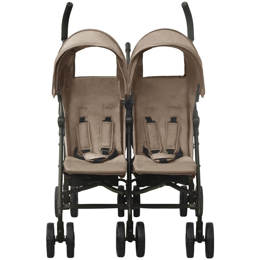 Passeggino Gemellare Grigio Talpa In Acciaio - Foto 2