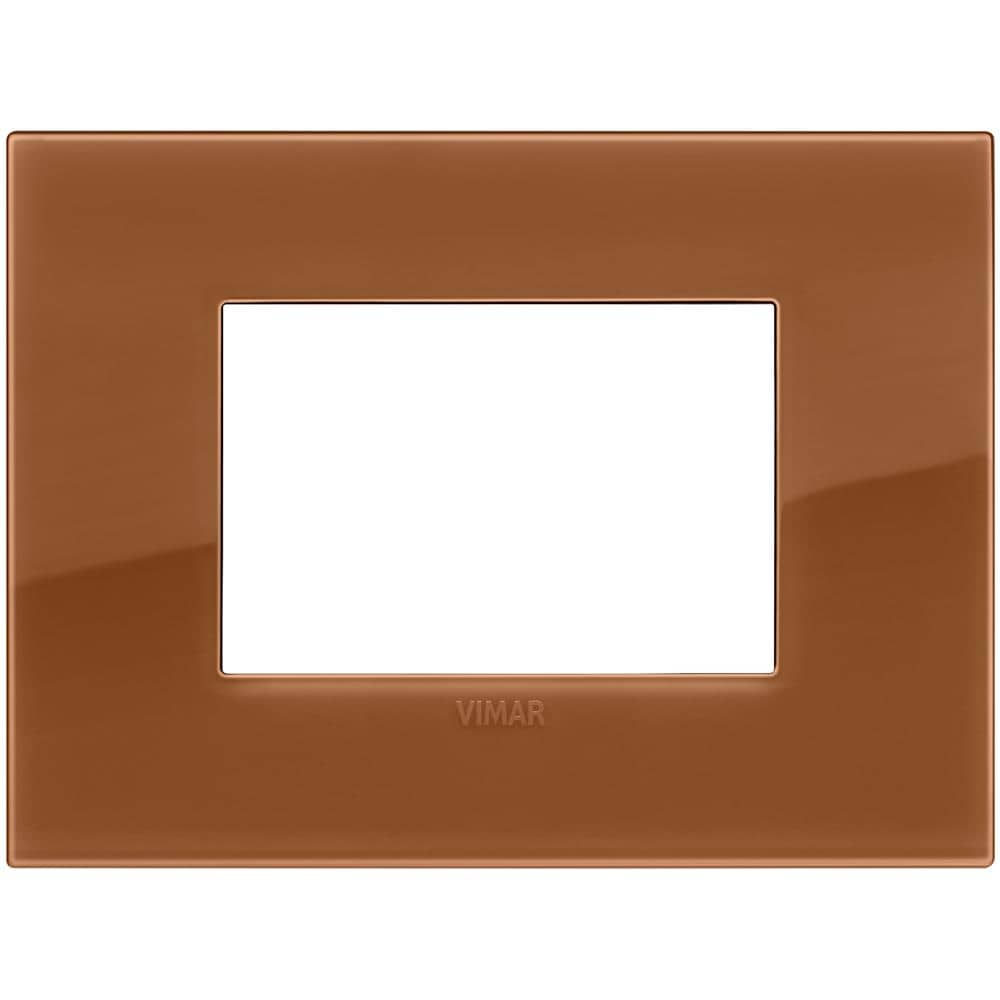 Placca Arke' Classic 3 Moduli Tecnopolimero Reflex Caramel - 19653.62 - Foto 1