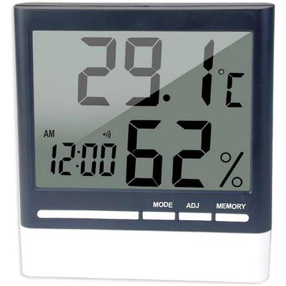 Orologio Temperatura Interno Esterno Display LCD Igrometro - Foto 3