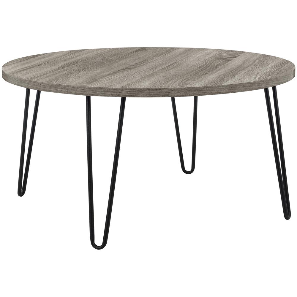 Owen Tavolino In Truciolare Laminato Rovere Grigio - Foto 1