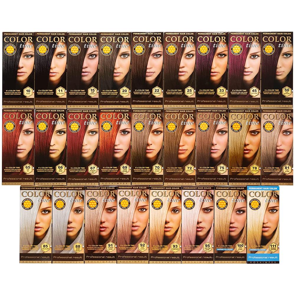 Tinta Per Capelli N°75 Caramello ""color Time"" Con Pappa Reale E Vitamina C - Foto 8