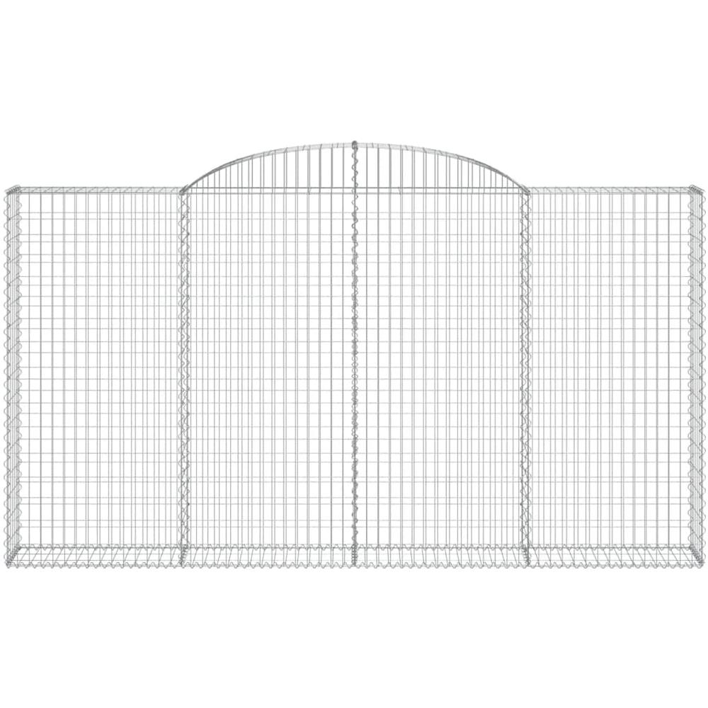 Cesto Gabbione Ad Arco 300x30x160/180 Cm Ferro Zincato - Foto 3
