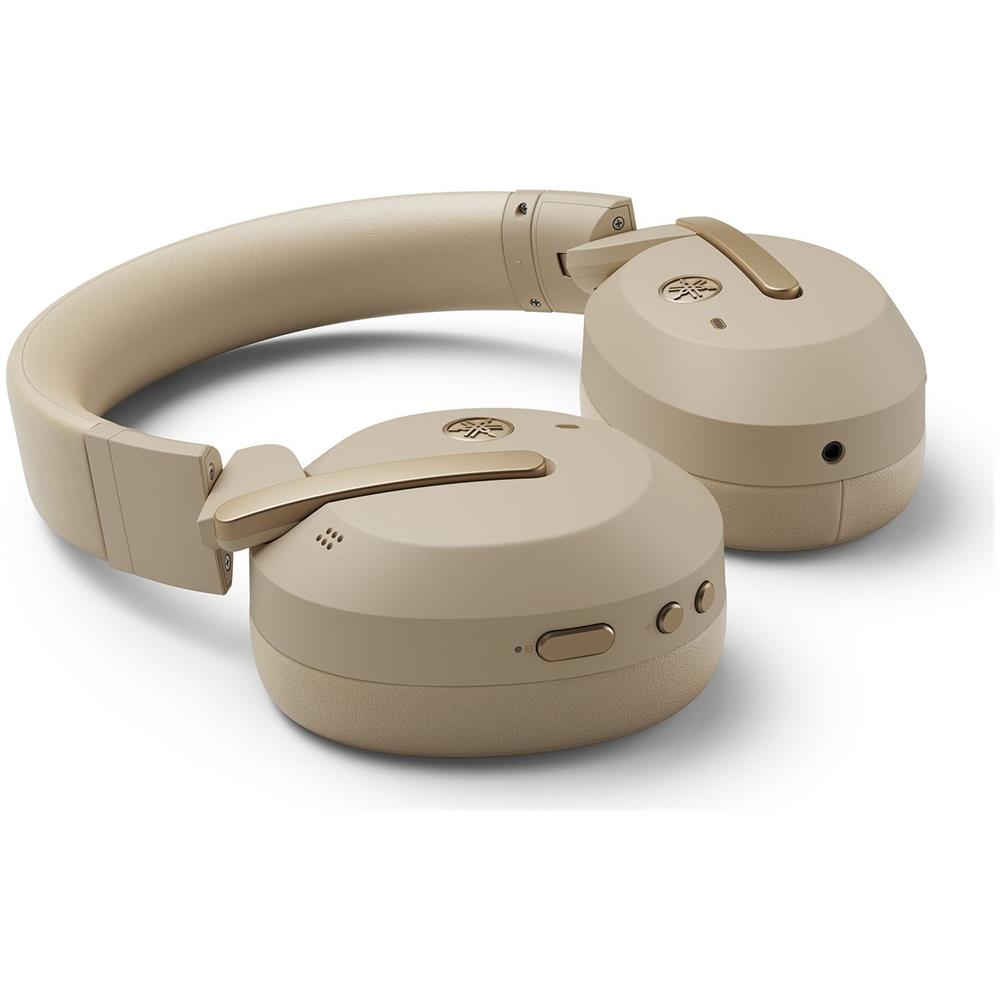 YH-E700B Cuffia Stereo Padiglione Auricolare Bluetooth con Microfono Integrato Colore Beige - Foto 5