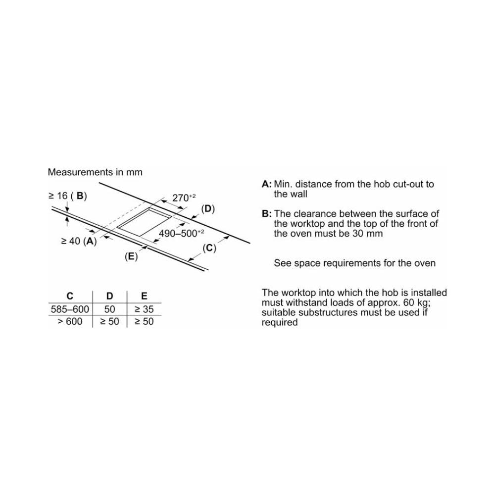 Piano Cottura N70 T63TDX1L0 a induzione 1 Zone Cottura da 30 cm Colore Nero - Foto 5