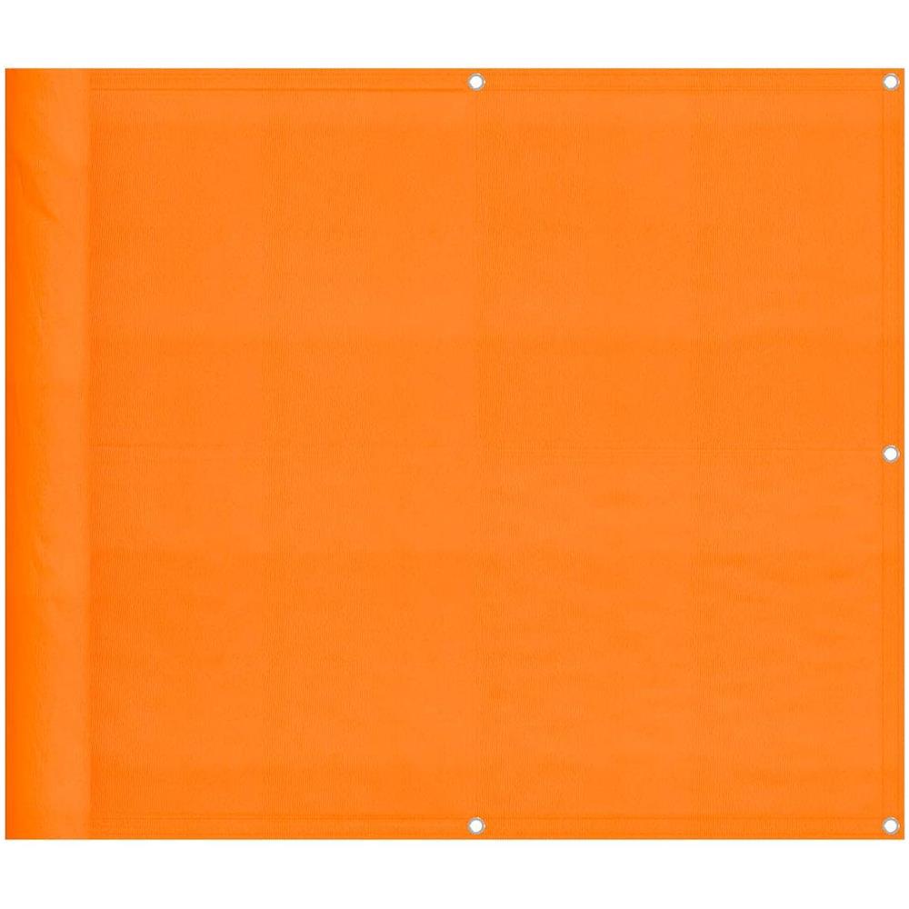 Paravento da Balcone Arancione 90x800 cm 100% Poliestere Oxford - Foto 1