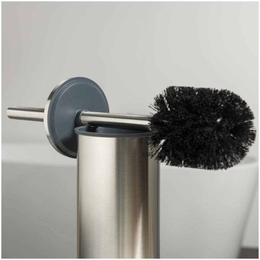 Scopino Per Water Wc Con Supporto Boston Argento 309930946 - Foto 2