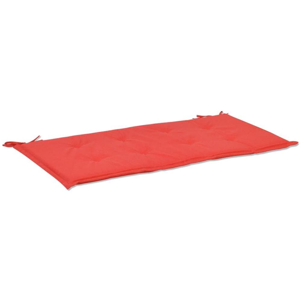 Cuscino per Panca da Giardino Rosso 100x50x4 cm - Foto 2