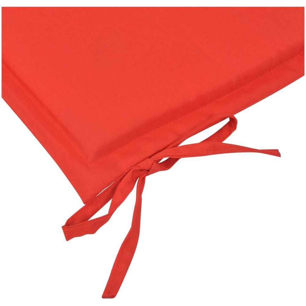 Cuscino per Panca da Giardino Rosso 100x50x4 cm - Foto 6