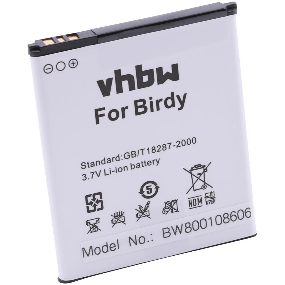 Li-ion Batteria 2100mah (3.8v) Per Cellulari E Smartphone Wiko 9261, Birdy, Birdy 4g, Freddy - Foto 2