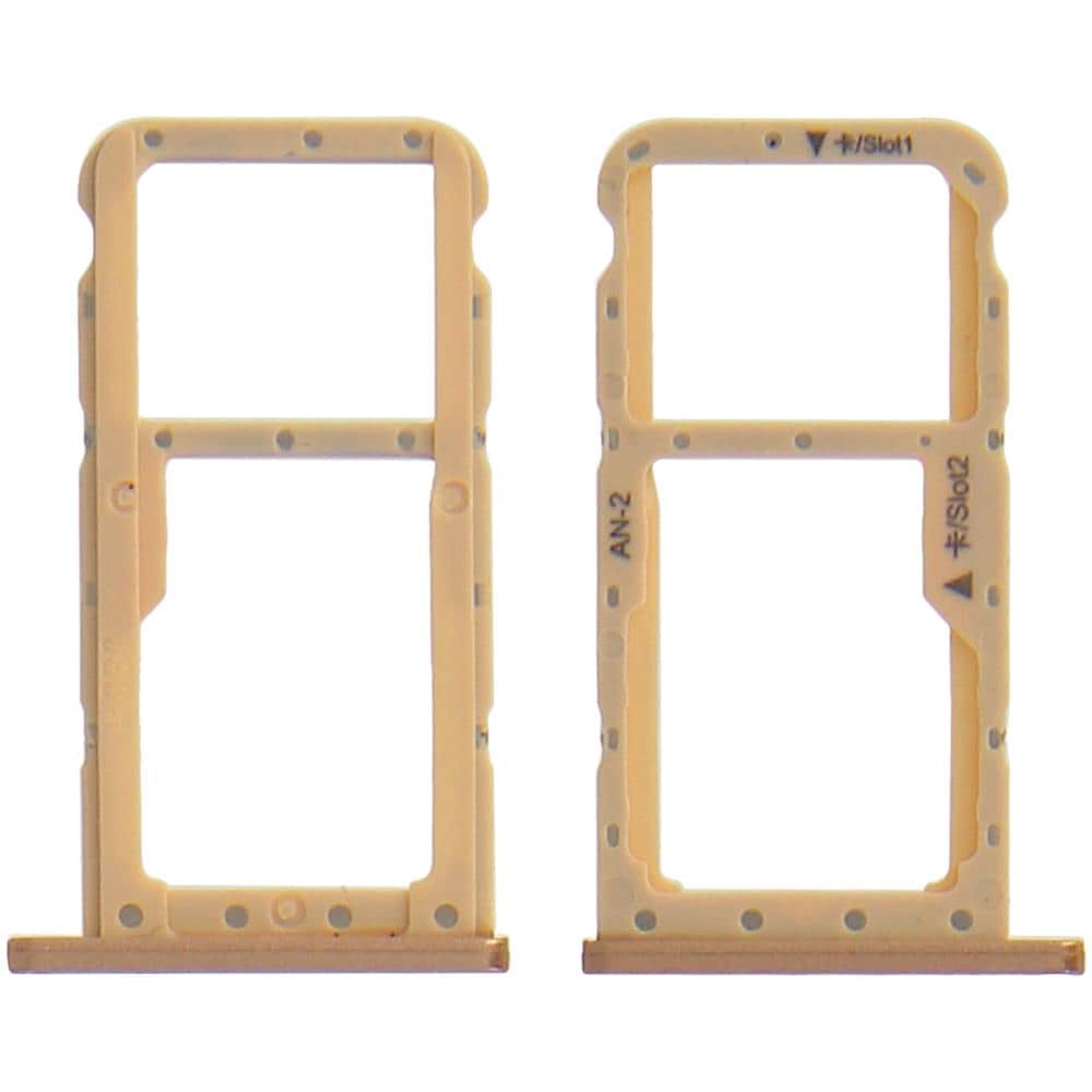 Slot Scheda Nano Sim + Micro-sd Huawei P20 Lite Adattatore Ricambio - Oro - Foto 1
