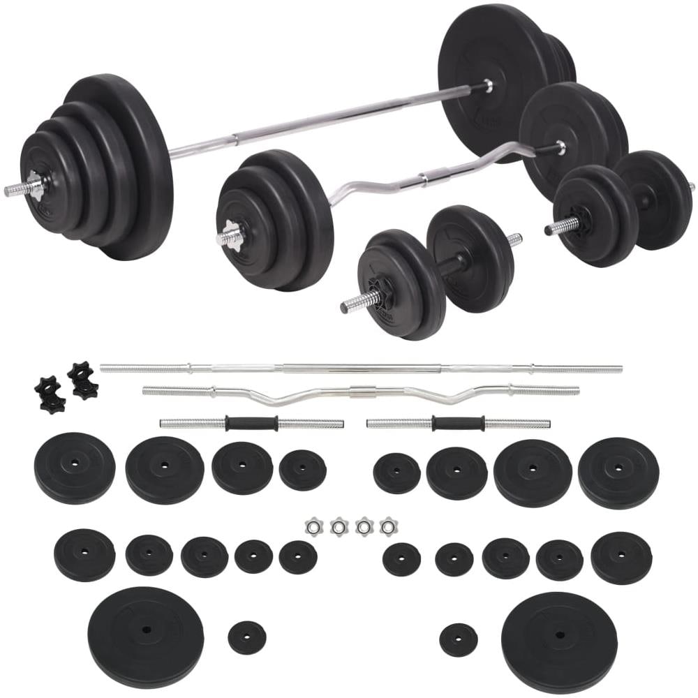 Panca Multifunzione Con Rack Bilanciere E Set Manubri 120 Kg - Foto 2