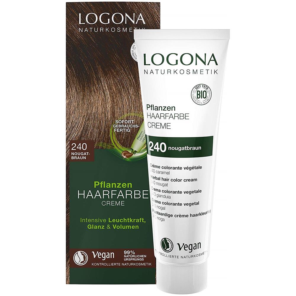 Cosmetici Naturali Piante Di Colore Dei Capelli Crema 240 nougat Marrone, 150 ml - Foto 1