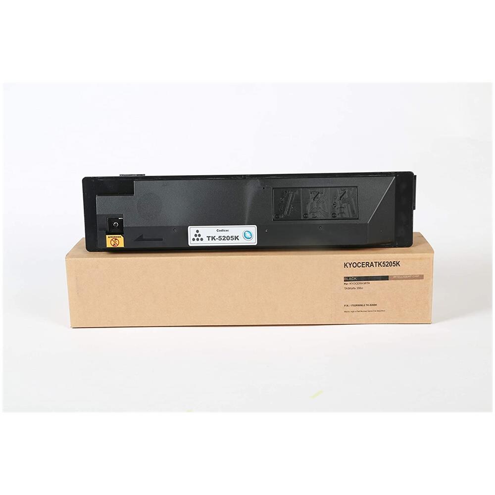 TONER COMPATIBILE - Kyocera Tk-5205k Nero 1t02r50nl0 Per Taskalfa 356ci Fornito Di Intelligent Chip Capacità 18000 Copie Made In Italy - Foto 1