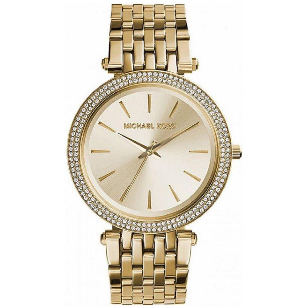 Mk3430 Darci Cristallo Tono Oro Acciaio Ladies Watch - Foto 1