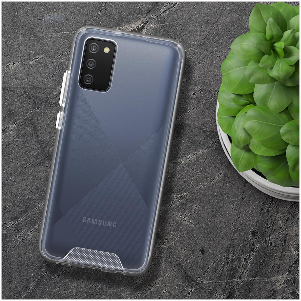Cover Samsung Galaxy A02s Bi-materiale Collezione Cristal Trasparente - Foto 2
