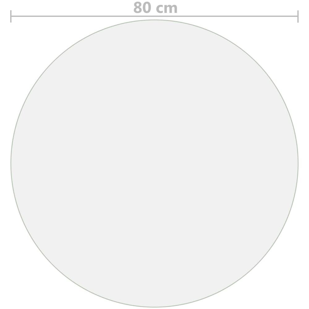 Protezione Tavolo Trasparente ? 80 Cm 2 Mm Pvc - Foto 4