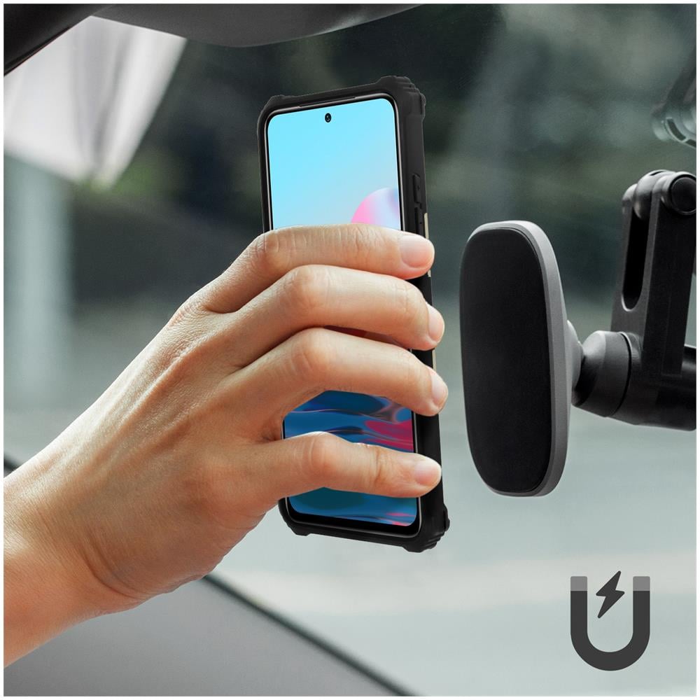 Cover Xiaomi Redmi Note 10 / 10s Bumper, Cavalletto Di Supporto Magnetico Beige - Foto 2