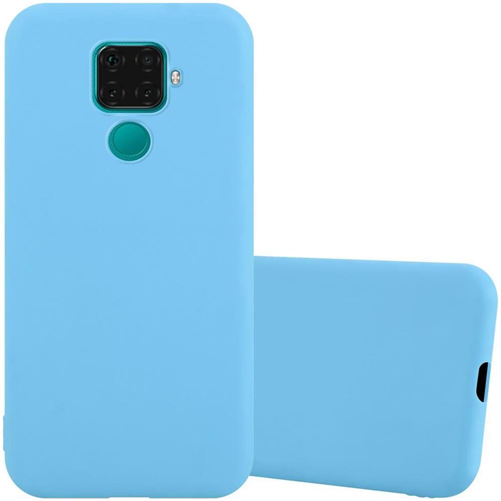 Custodia Compatibile Con Huawei Mate 30 Lite In Candy Blu - Coperchio Protettivo In Silicone Tpu Flessibile - Foto 1
