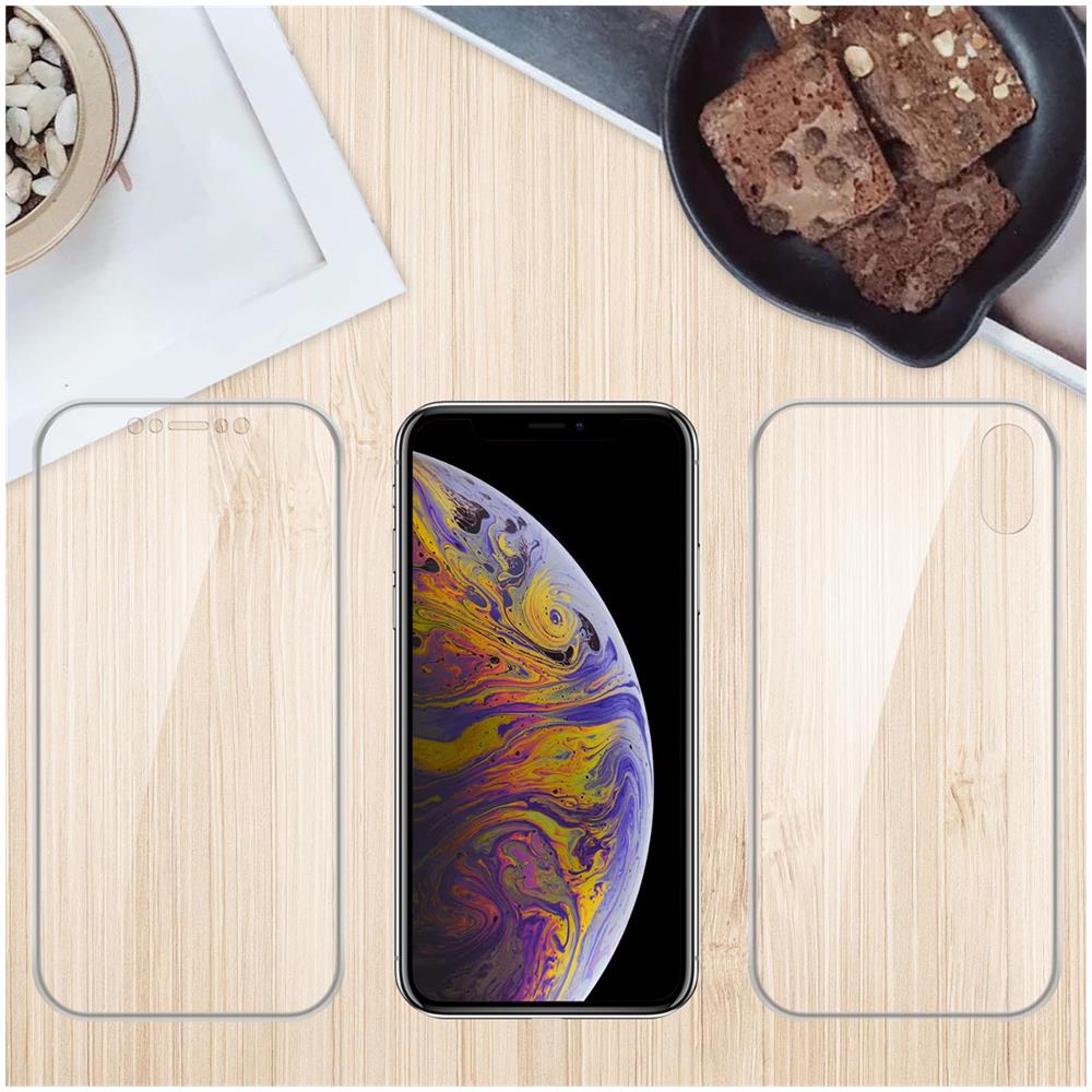 Cadorabo Custodia Compatibile Con Apple Iphone Xs Max In Transparente - 360° Full Body Copertura Protettiva - Protezione Anteriore E Posteriore, Protezione A Tutto Tondo Con Protezione Del Display - Foto 7