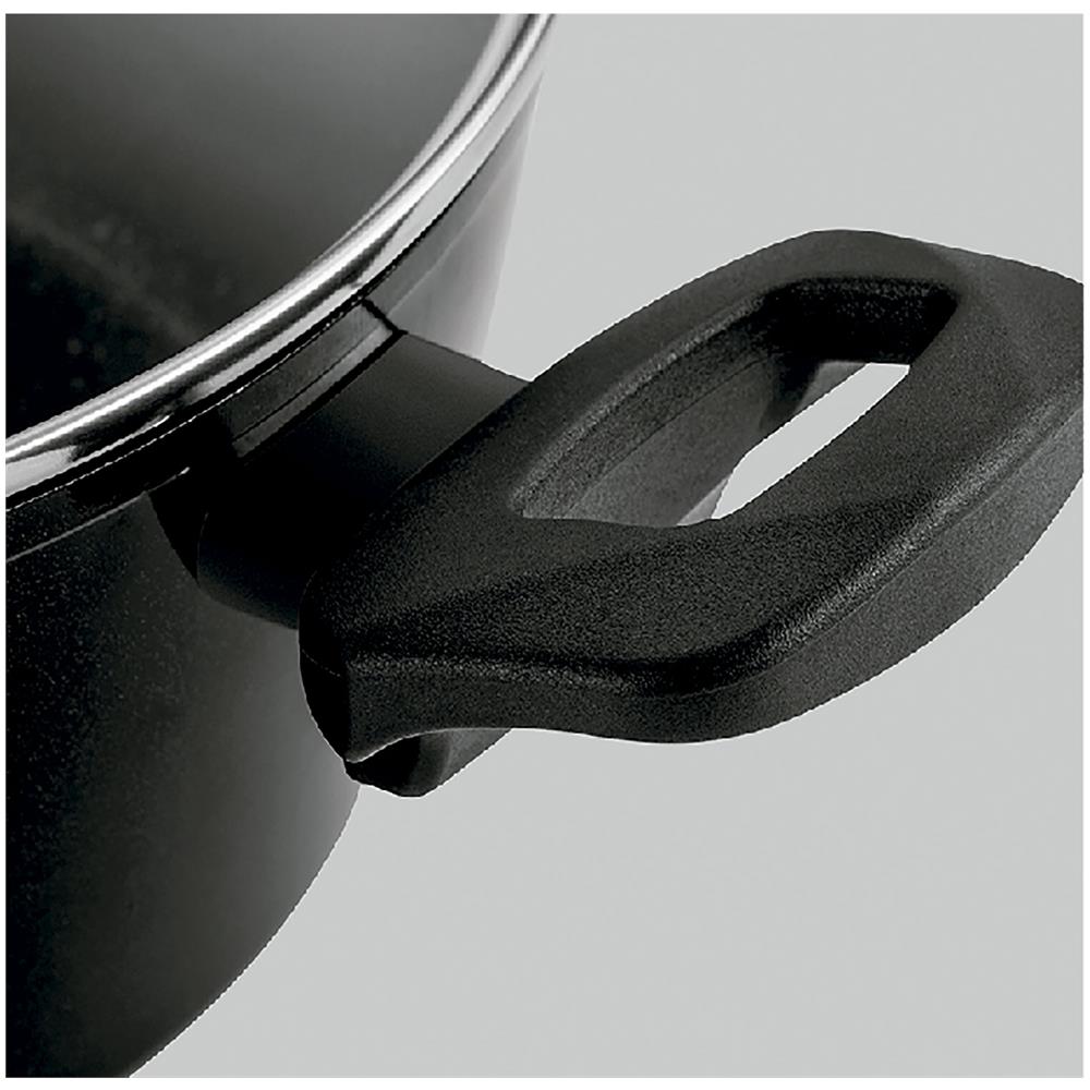 Fagor Vivant Pentola Induzione 24 Cm Alluminio Forgiato, Antiaderente Senza Pfoa, Coperchio Nero - Foto 4