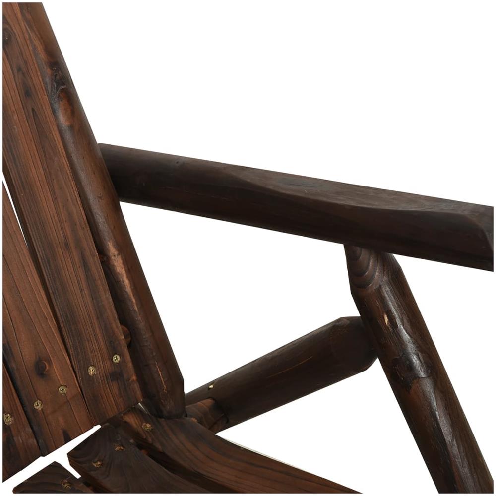Sedia a Dondolo Giardino 69x96x101cm Legno Massello Abete Rosso - Foto 2