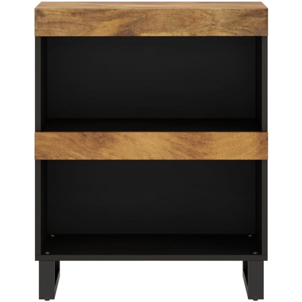 Credenza 60x33x75 Cm In Legno Massello Di Mango - Foto 3