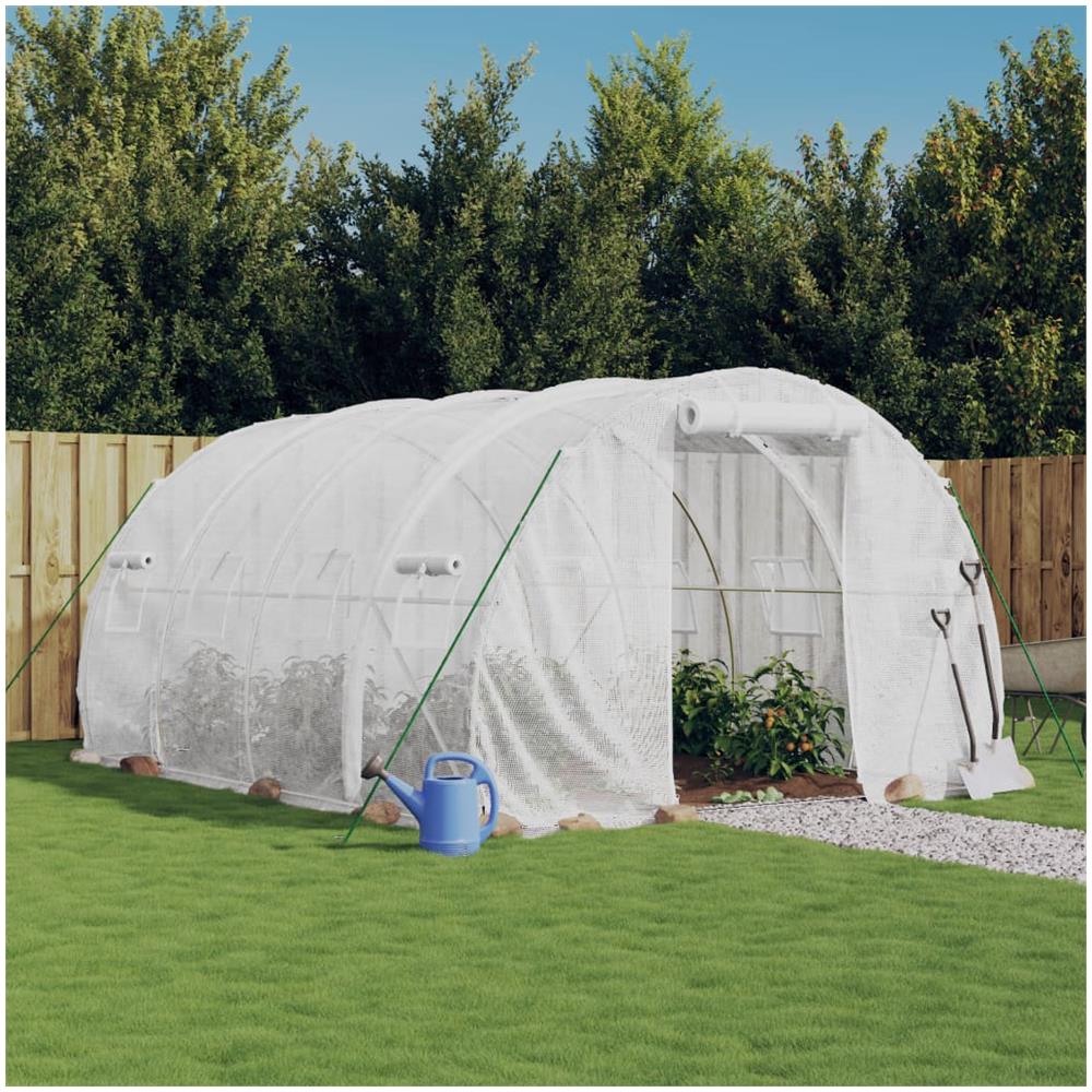 Serra Con Telaio In Acciaio Bianco 12 M 4x3x2 M - Foto 1
