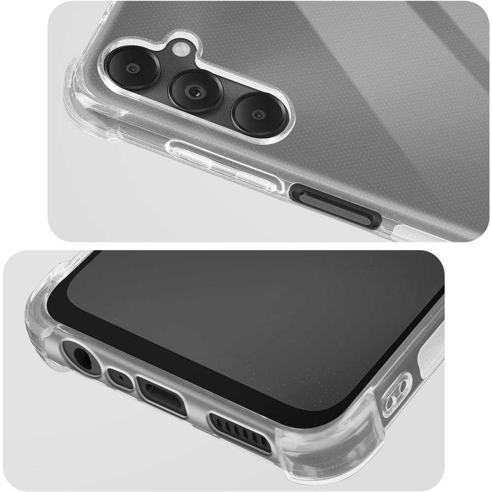 Cover Per Samsung Galaxy A05s Anti-urto Flessibile Classic Bump Trasparente - Foto 5