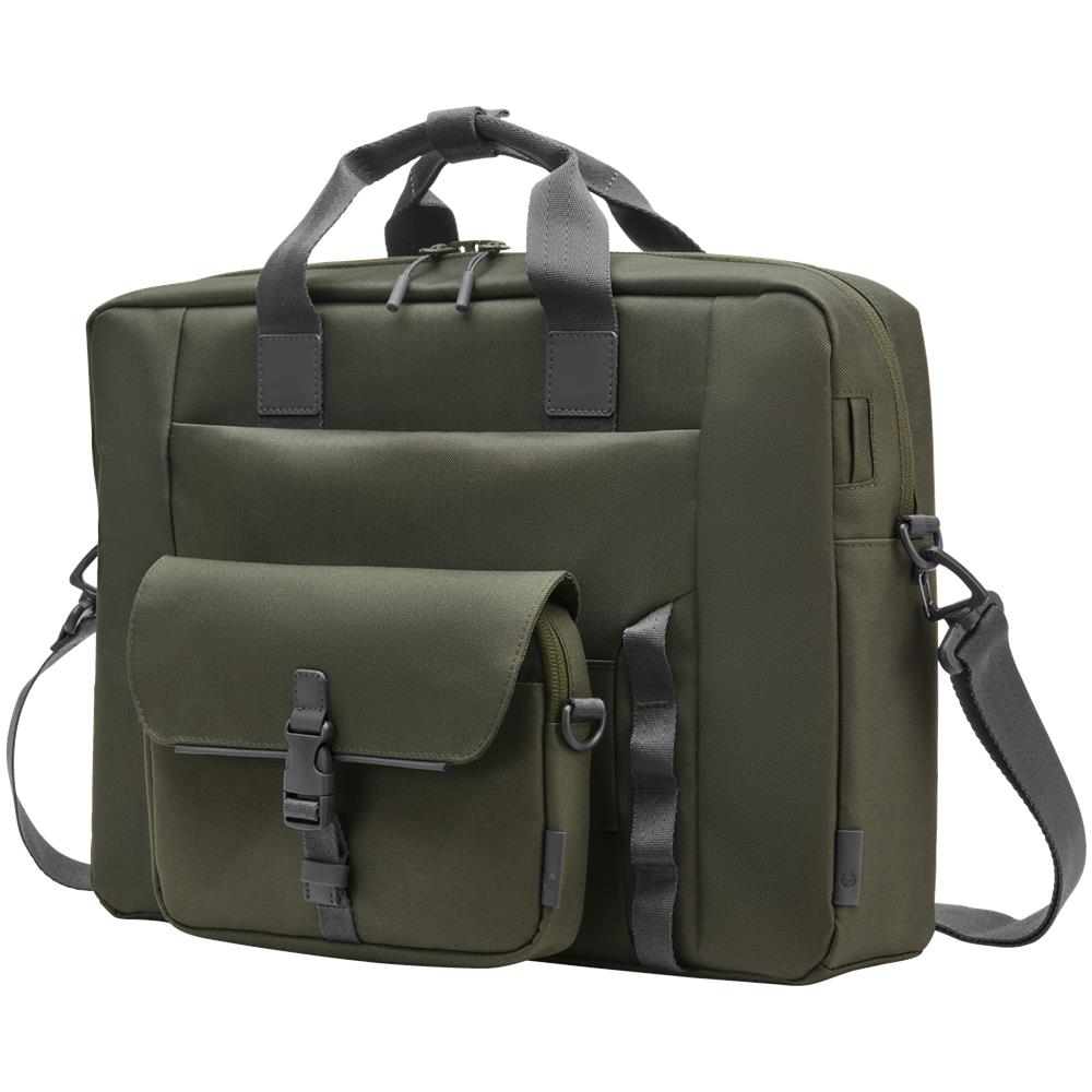 Borsa Modulare per Laptop da 15.6 Pollici Colore Verde e Grigio - Foto 2