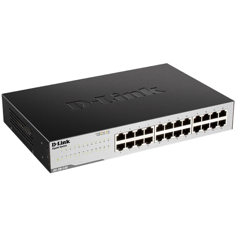 Switch GO-SW-24G 24 Porte RJ-45 Colore Nero - Foto 2