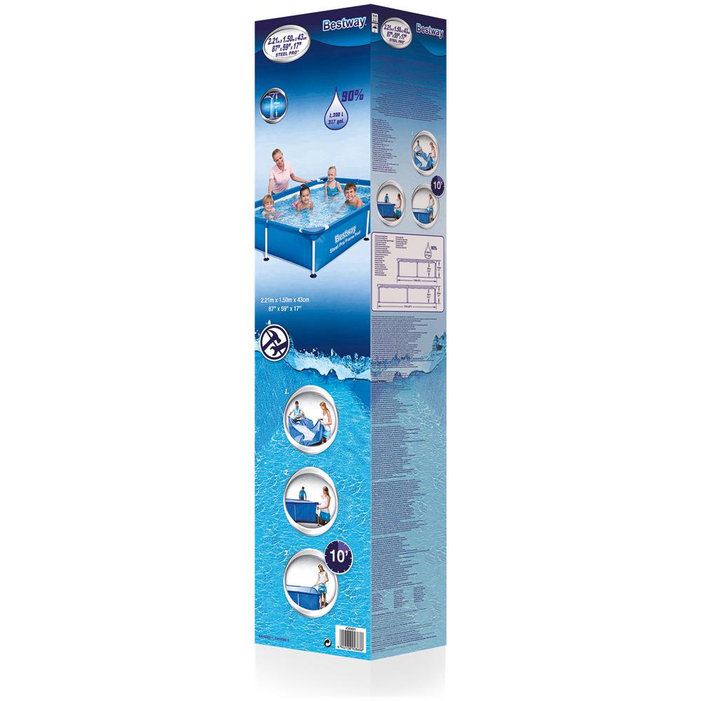 2.21M X 1.50M X 43Cm Steel Pro Splash - Foto 2