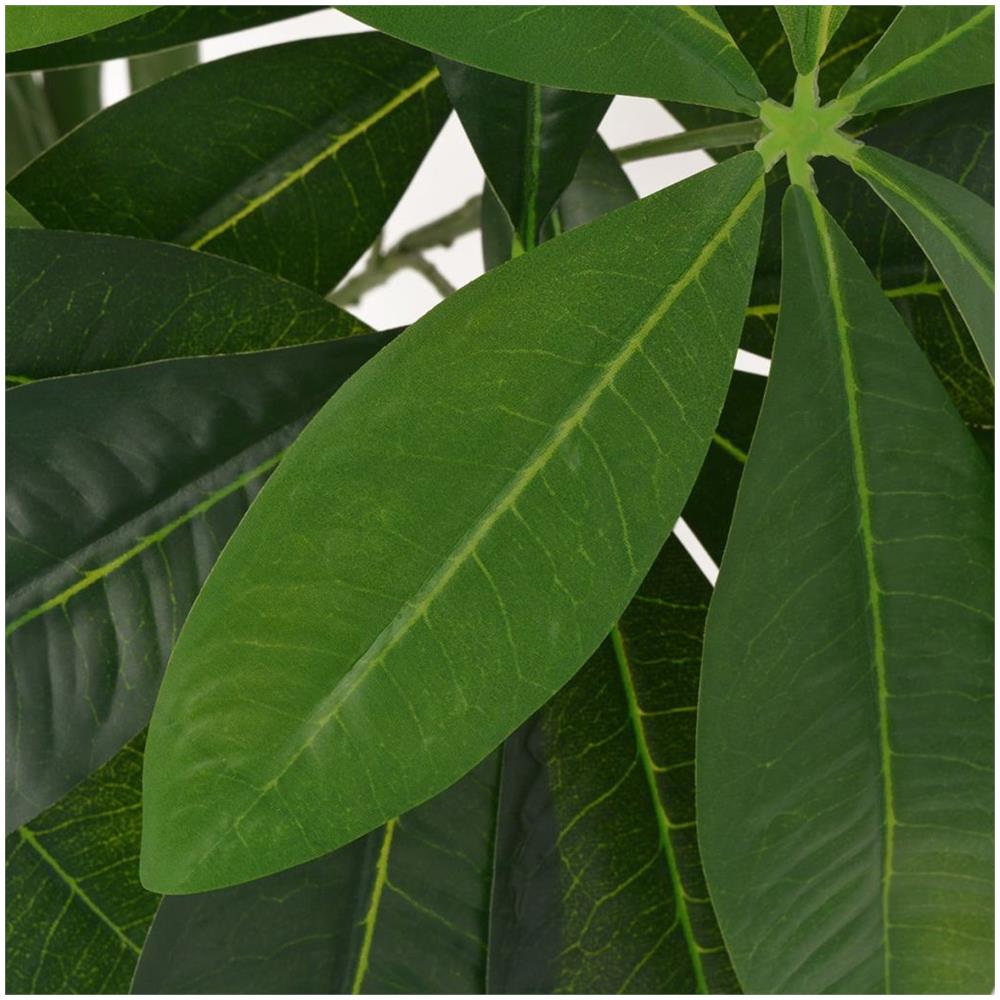 Pachira Acquatica Pianta Artificiale Con Vaso 85 Cm Verde - Foto 2