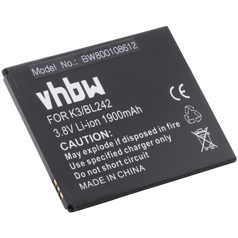 Li-ioni Batteria 1900mah (3.7v) Per Cellulare Smartphone Telefono Lenovo K3, K30, K30-t, K30t Come Bl242. - Foto 2
