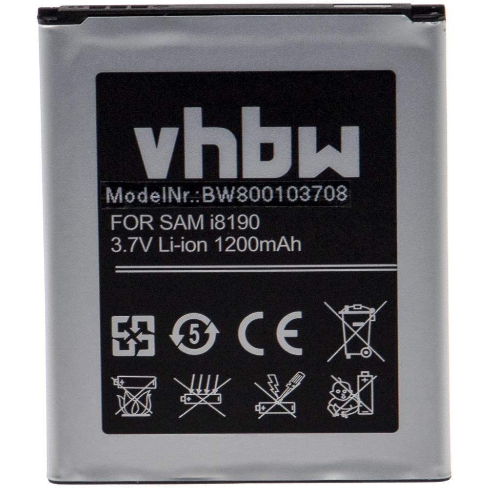 Batteria Li-ion 1100mah (3.7v) Per Cellulare Smartphone Samsung Galaxy Gt-i8190, Gt-i8200, Gt-i8200l, Gt-s7562 Come Eb425161lu, Eb-f1m7flu. - Foto 2