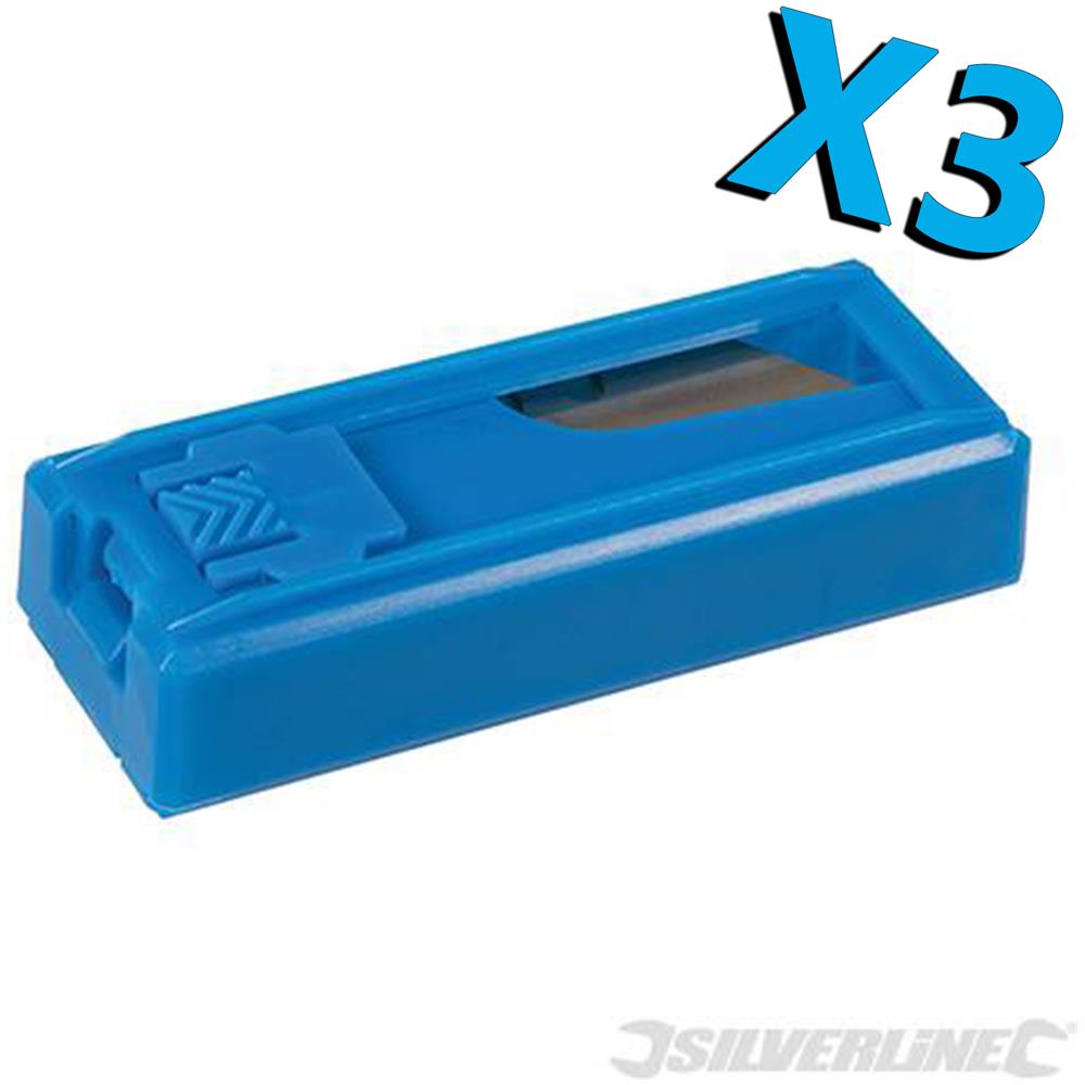 Set Da 3 Pacchi Di Lame In Acciaio Per Taglierini Sk5 Per Moquette, Tele, Cuoio - Foto 1