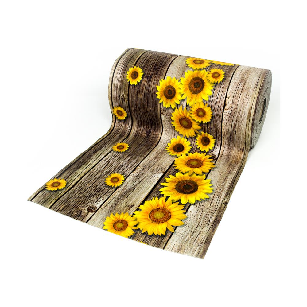 Tappeto Passatoia Antiscivolo Con Stampa Digitale Dis. Onda Girasoli 50x400 Sunflower - Foto 1