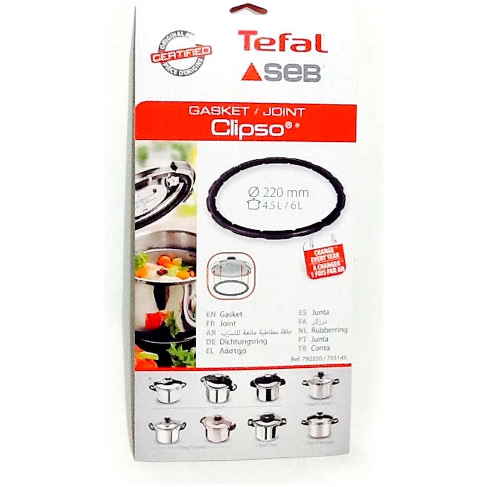 Guarnizione Per Pentola A Pressione In Acciaio Inox Clipso 4,5l-6l Diametro 220mm - 792350 - Foto 2