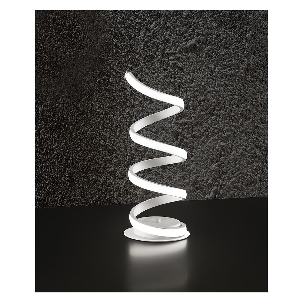 Emos Lampada Da Tavolo Eddy LED Bianca - Luce Regolabile 3 Temperature, Design Moderno In Metallo Per Ufficio O Camera