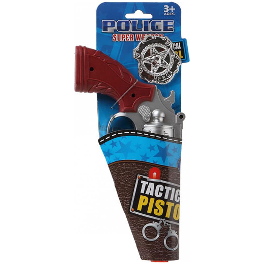 Pistola Argentata Con Distintivo Polizia - Foto 2