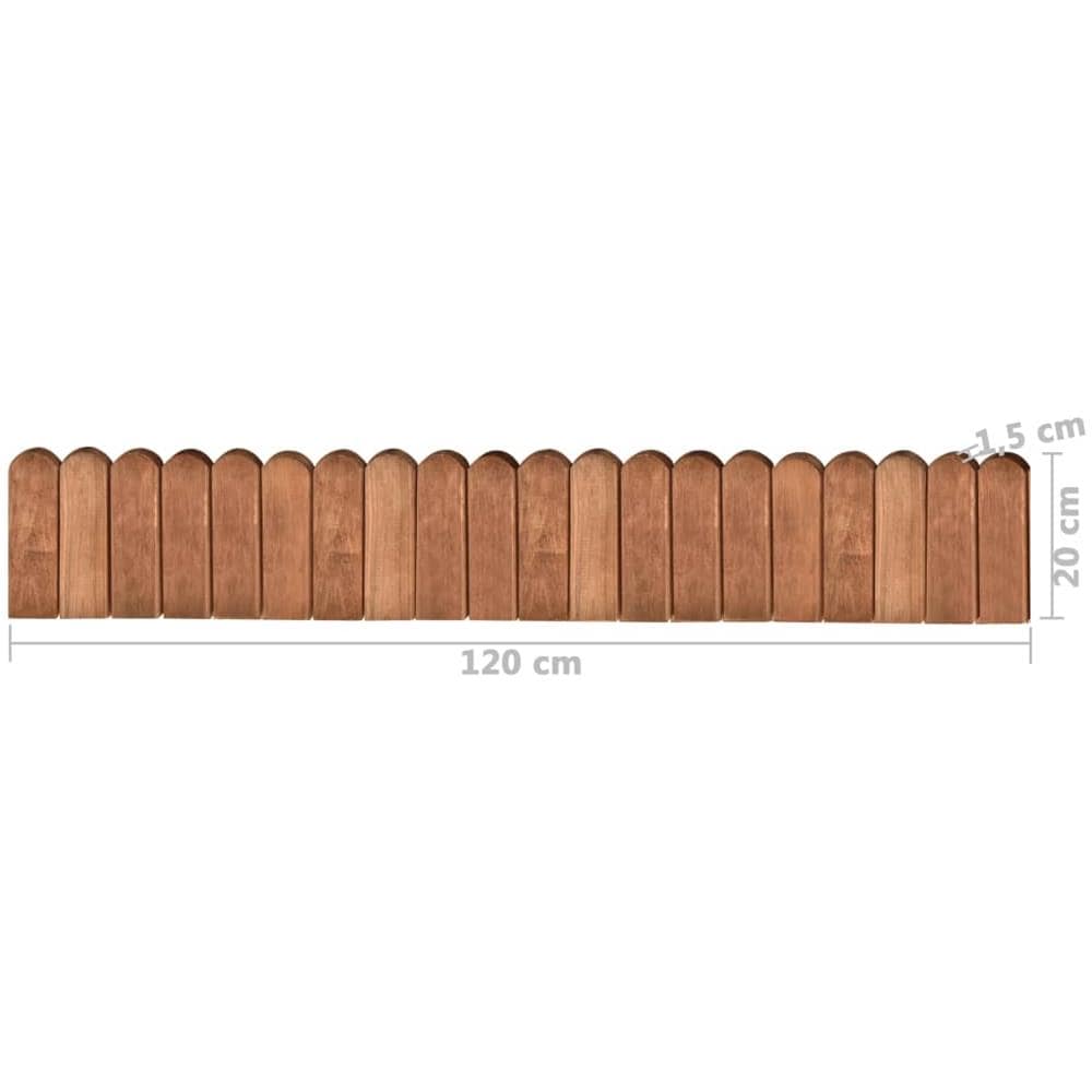 Rotolo di Bordura Marrone 120cm in Legno di Pino impregnato - Foto 5