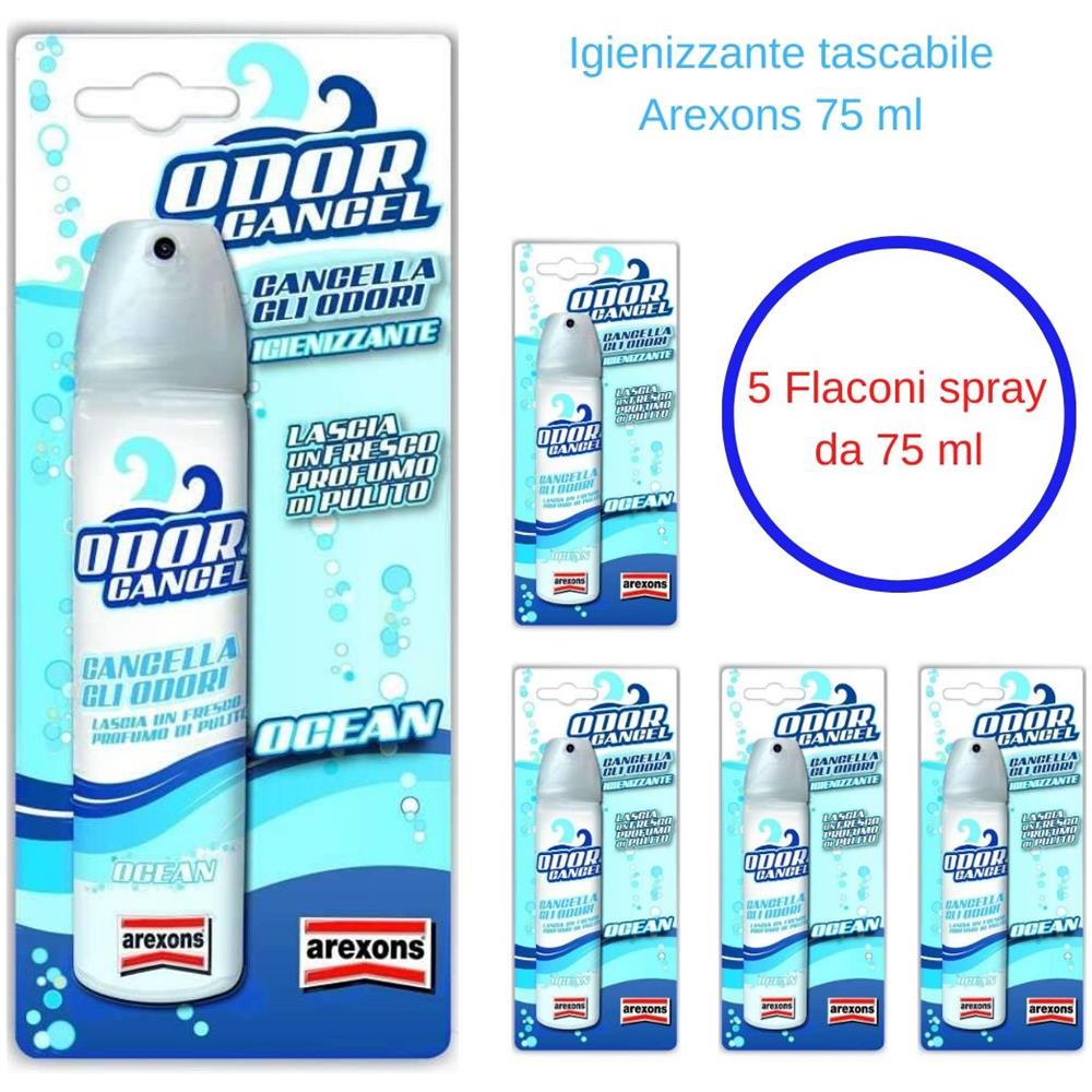 Igienizzante Spray Portatile Tascabile 5 Flaconi Da 75 Ml - Foto 1