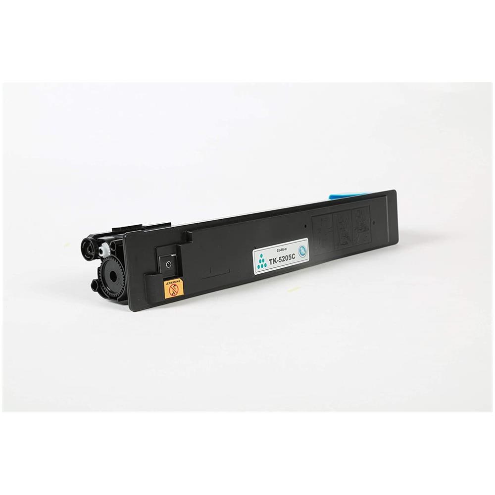 TONER COMPATIBILE -  Kyocera Tk-5205c Ciano 1t02r5cnl0 Per Taskalfa 356ci Fornito Di Intelligent Chip Capacità 12000 Copie Made In Italy - Foto 2