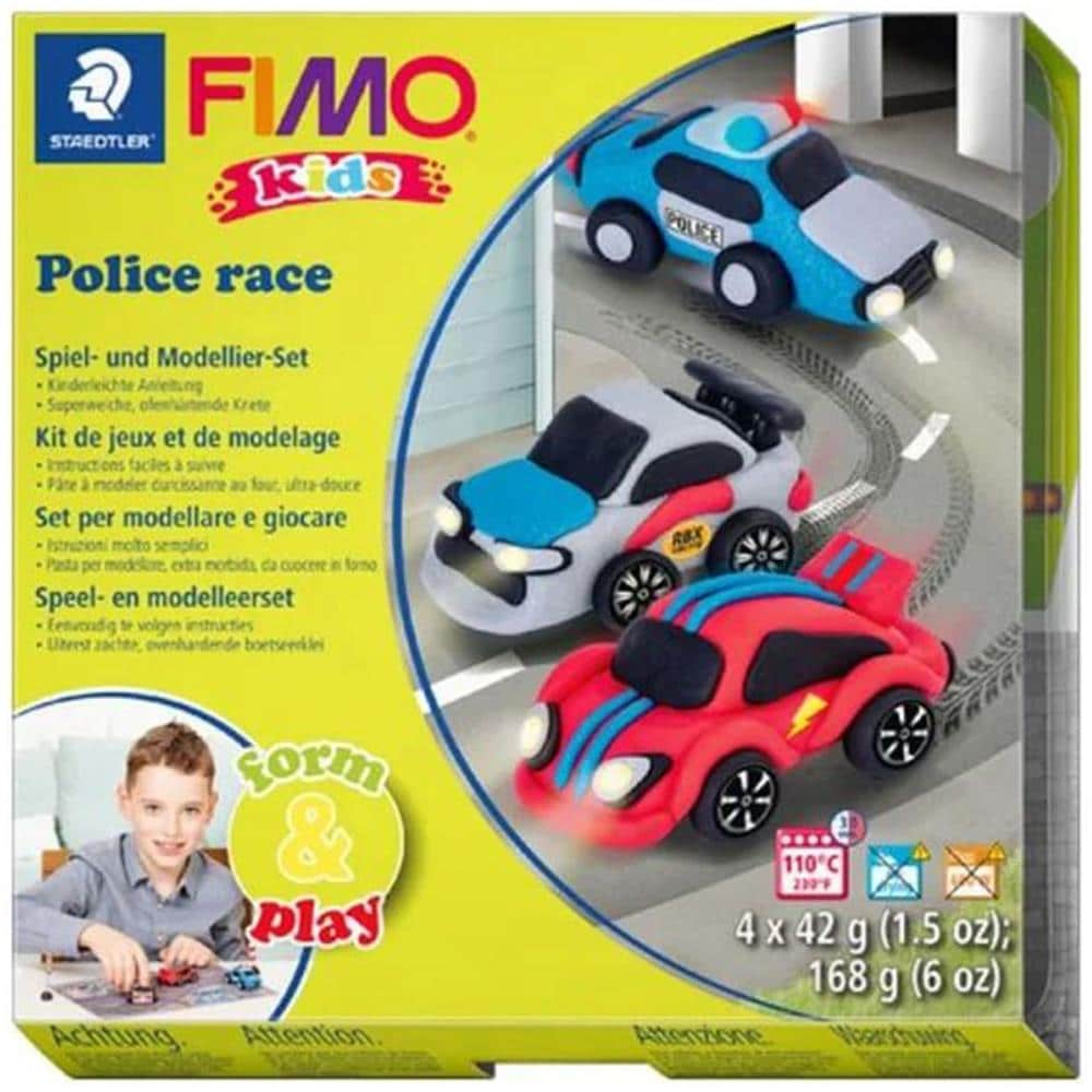 Graines Creatives - Kit Pasta Fimo Polizia - Foto 3