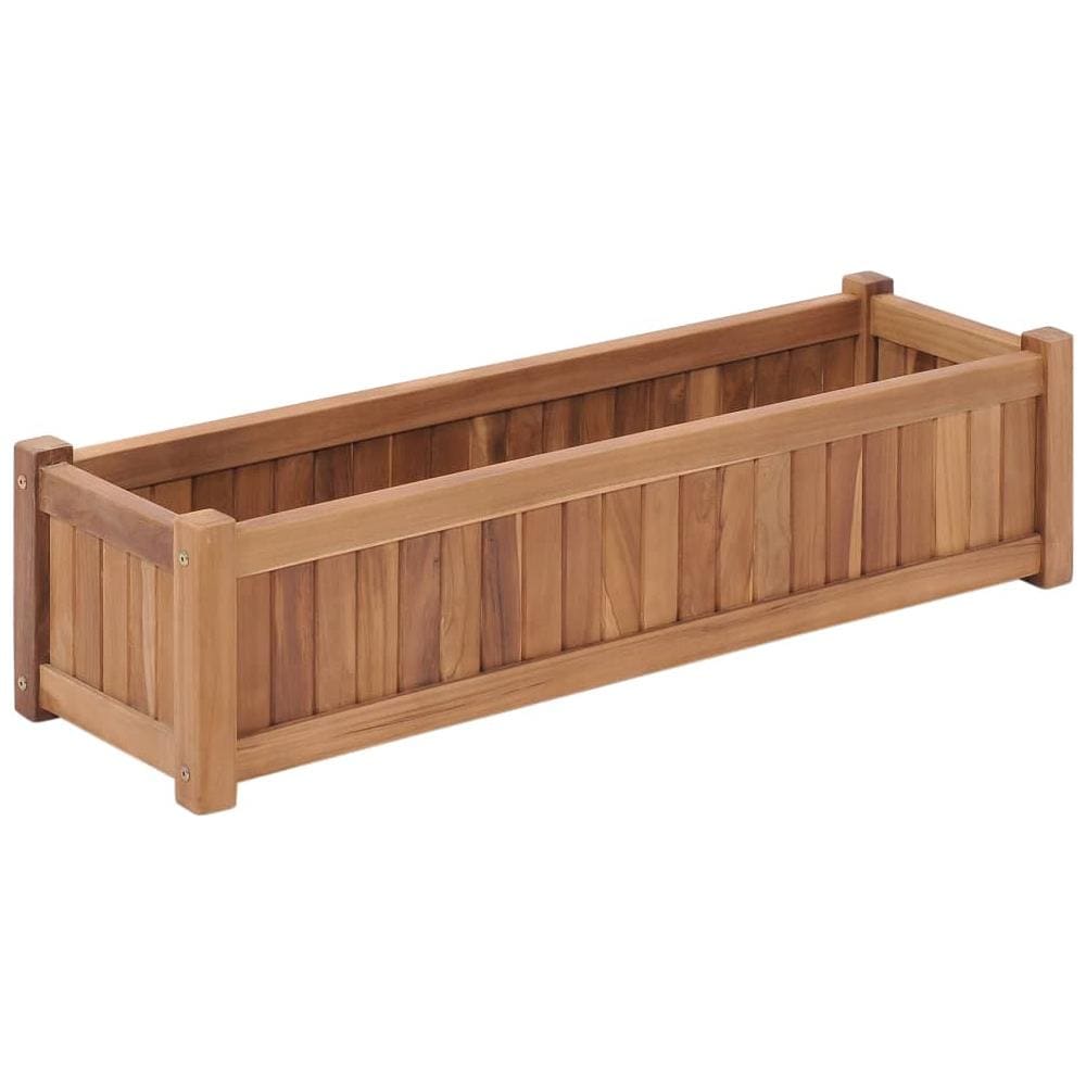 Letto Rialzato Da Giardino 100x30x25 Cm In Massello Di Acacia - Foto 1