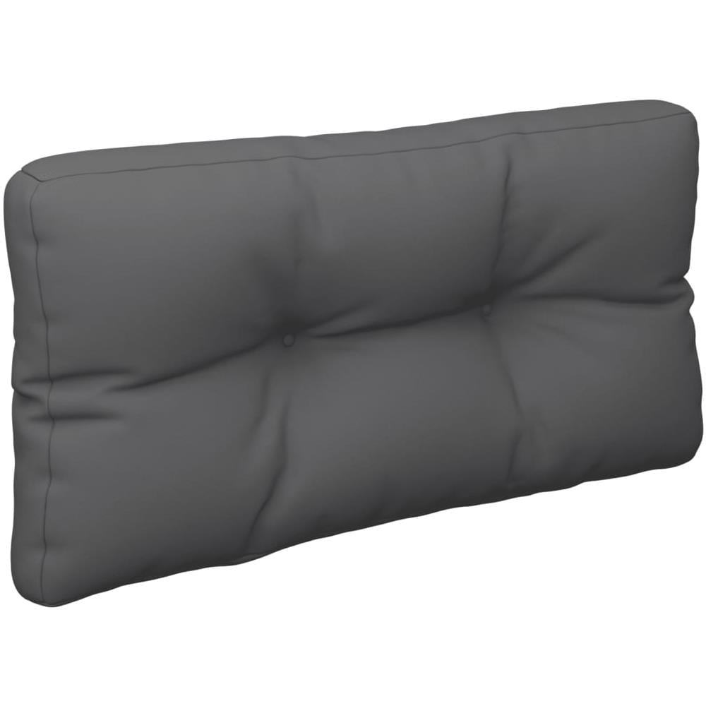 Cuscino per Pallet Antracite 70x40x12 cm in Tessuto - Foto 1