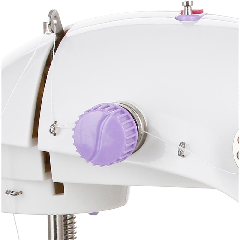 Macchina Da Cucire Elettrica Portatile - Mini Per Viaggio, Con Pedale E Luci LED, Rosa