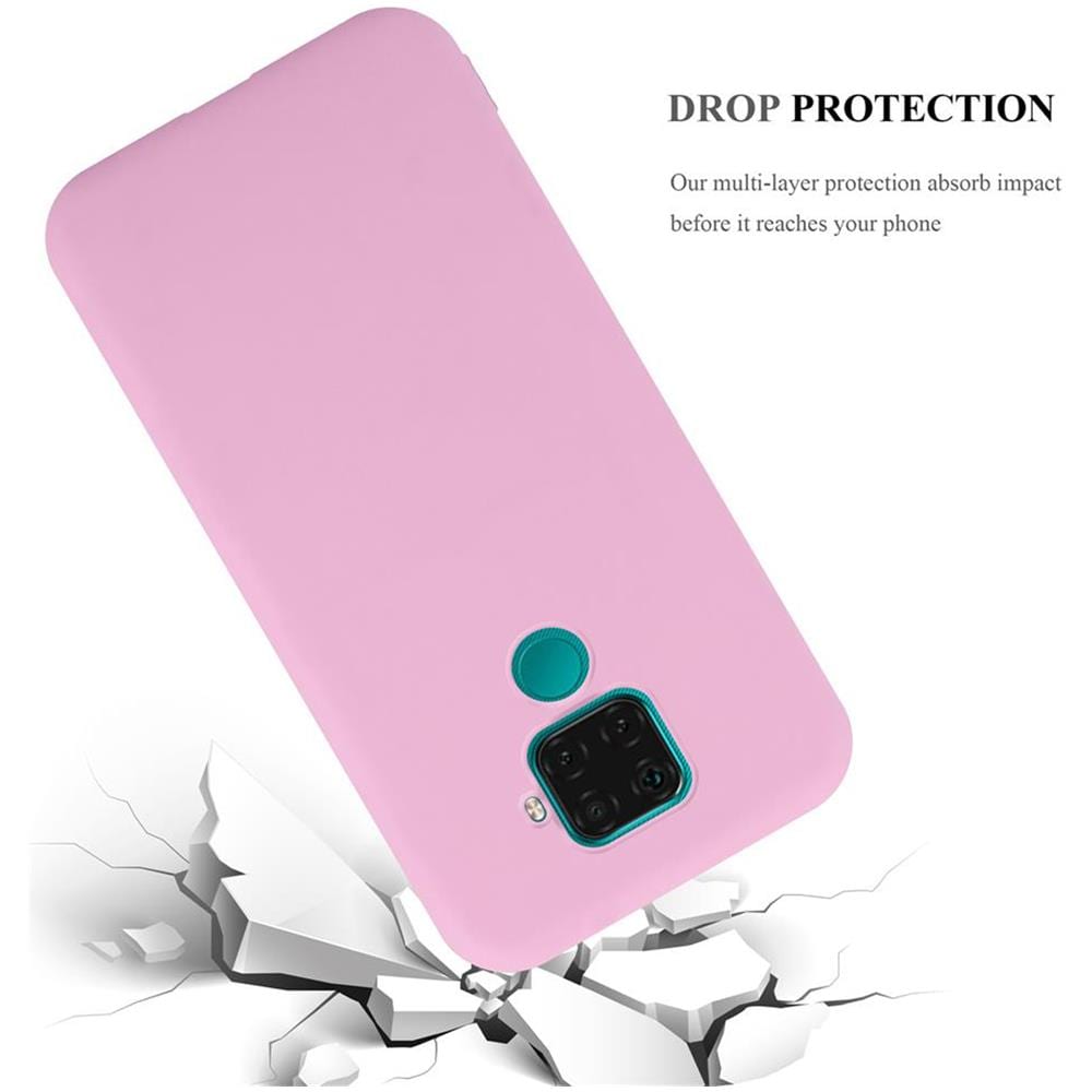 Custodia Compatibile Con Huawei Mate 30 Lite In Candy Rosa - Coperchio Protettivo In Silicone Tpu Flessibile - Foto 8