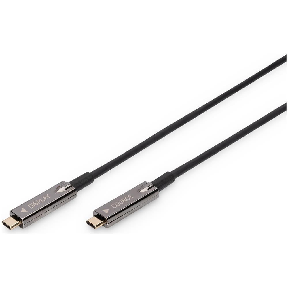 AK-330160-200-S cavo USB 20 m USB 3.2 Gen 1 (3.1 Gen 1) USB C Nero - Foto 1
